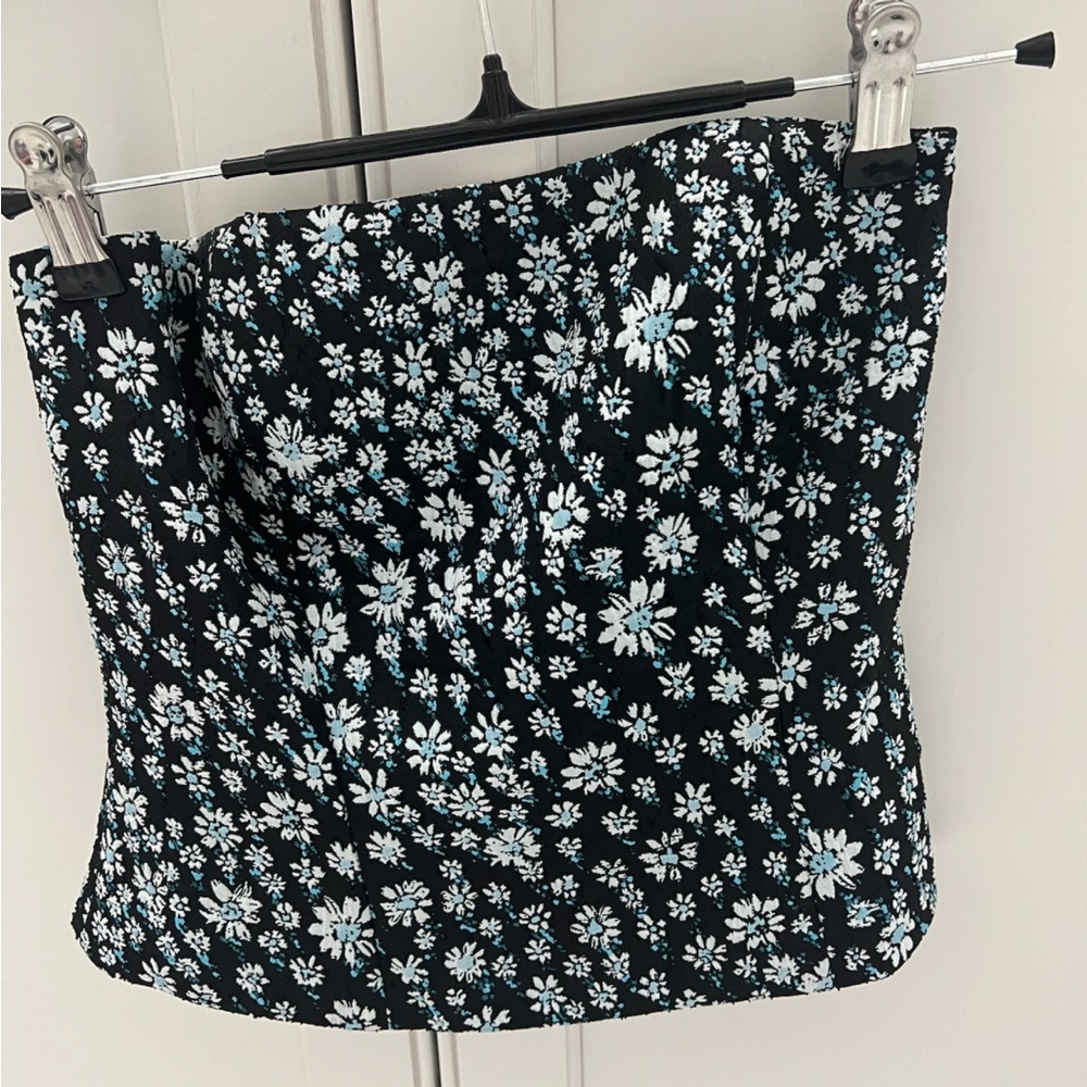 Reformation strapless top size 0